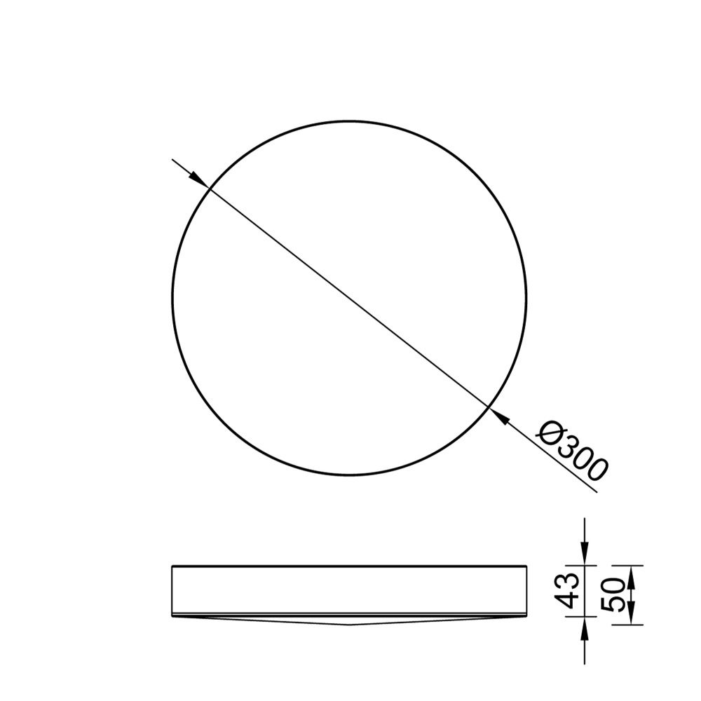 Светильник 30*5 см, *LED*20W, 3000-5000K, Mantra Turin MAN9025, белый