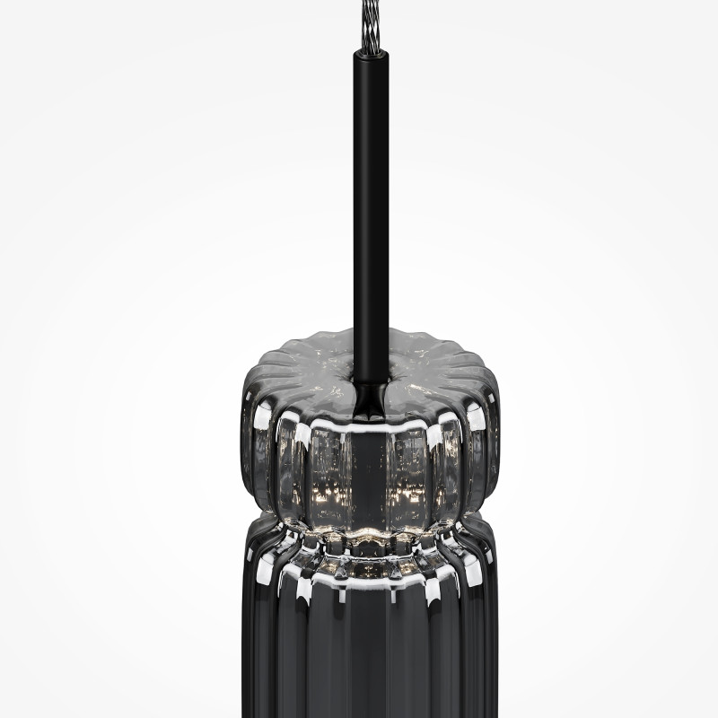 Подвесной светильник 8*8*365 см, LED, 12W, 3000К, Maytoni Ordo MOD272PL-L12B3K1 черный