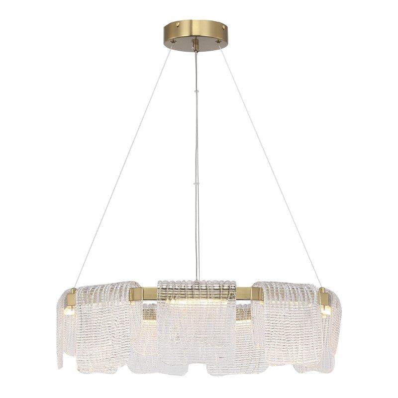Подвесная люстра 60*150 см, 1*LED*54W, 4000K, ST-Luce Voile SL6021.203.54, золотой