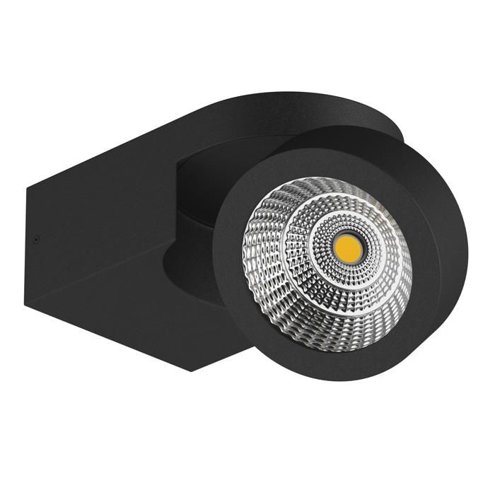 Светильник 10W, 3000K, Lightstar Snodo 055173, LED черный