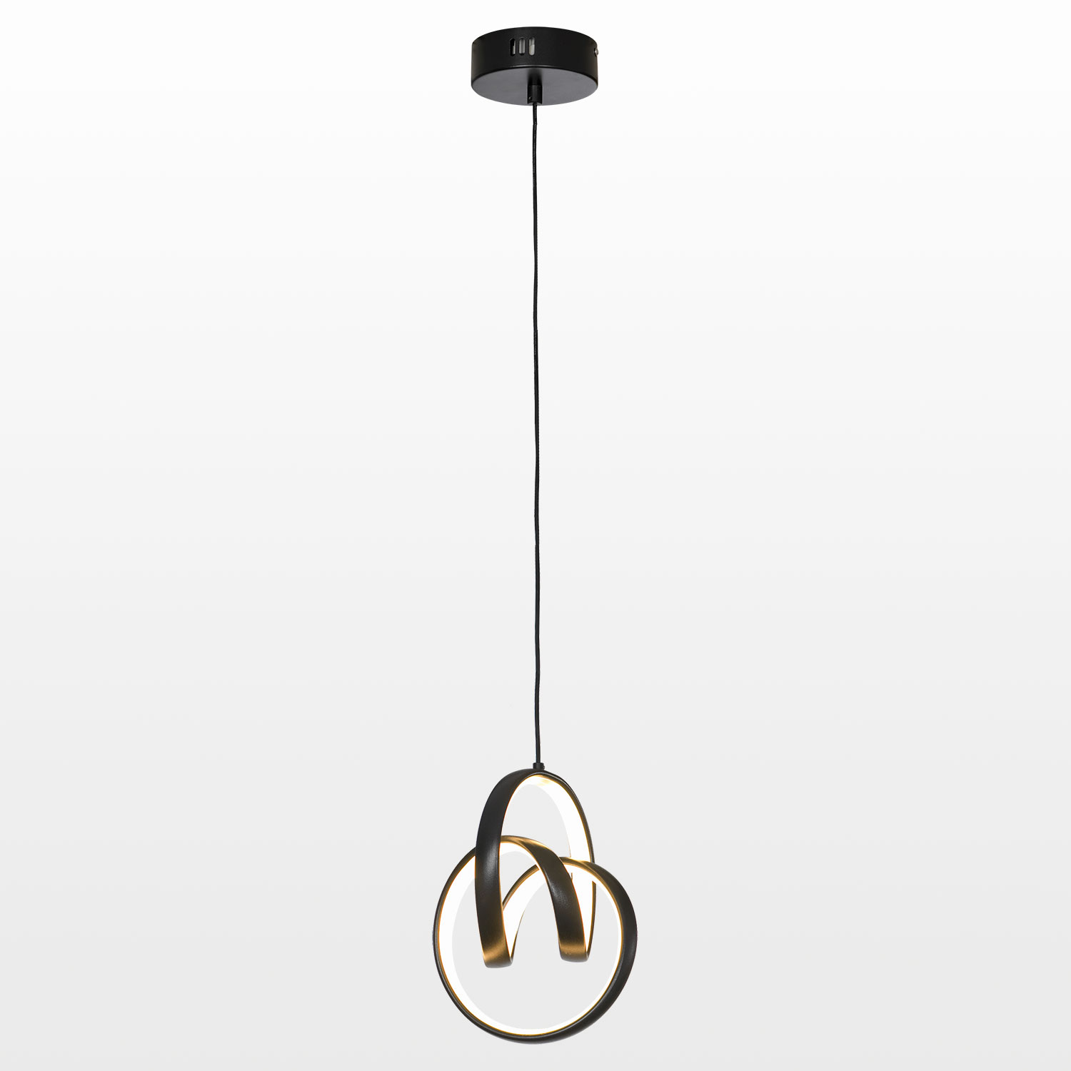 Подвесной светильник Lussole LSP-7007, 17*30 см, черный