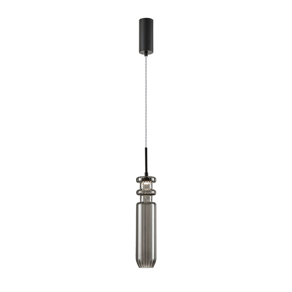Подвесной светильник 47*47*8 см, 1*LED, 4W, 3000K Arte Lamp Crystal A2942SP-1BK, Черный