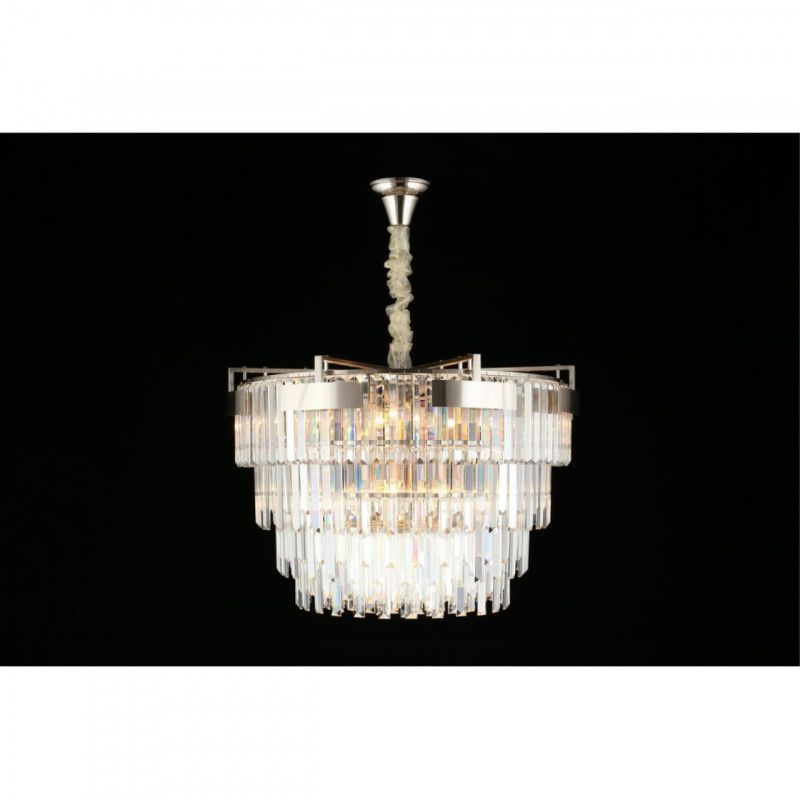 Каскадная люстра 70*75-111,5 см, 15*E14, 40W, Aployt Mariz APL.813.03.15, никель