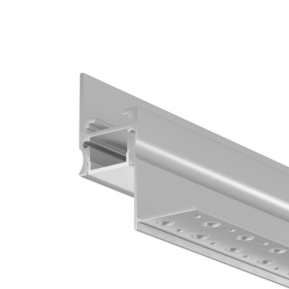 Алюминиевый профиль встраиваемый скрытого монтажа 41x51 (Серебро, 2 м), ALM-4151-S-2M 636013, 200*4*5 см, Maytoni  636013, Серебро