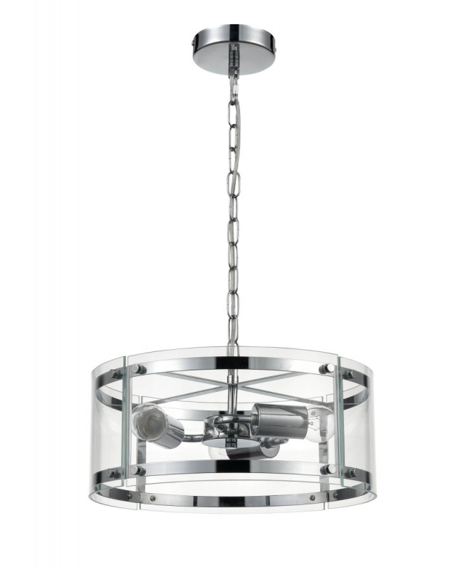 Подвесной светильник Vele Luce Tivoli VL5073P03, диаметр 34 см, хром