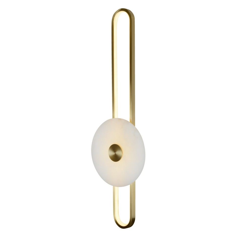 Бра 20-60 см, 1*LED*28W, K, Belfast Ravenhill 2276 28W 60 BR MB, Латунь