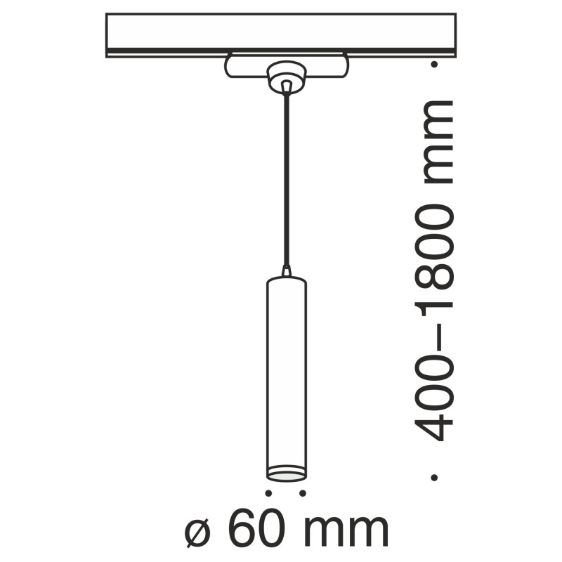 Трековый светильник Maytoni Track TR008-1-GU10-W белый, GU10, 50W