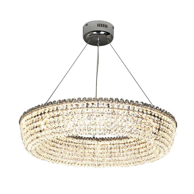 Подвесная люстра 70*120 см, 1*LED, 60W, 3000К, Favourite Estrada 4478-7P хром