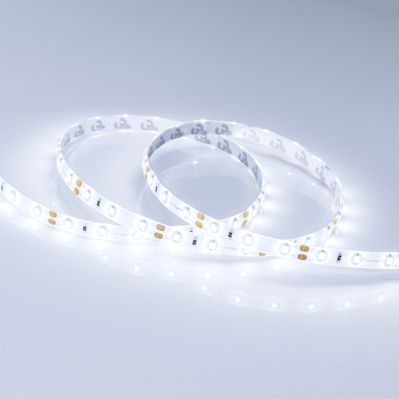 Лента RTW 2-5000SE 12V Cool (3528, 300 LED, LUX) (Arlight, 4.8 Вт/м, IP65) 016836. Цена указана за 5 метров. Продается кратно 5 метрам.