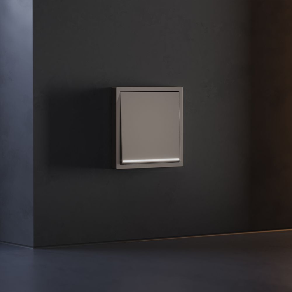 Клавиша для выключателя/переключателя одноклавишного с подсветкой, S70, капучино Voltum VLS000214