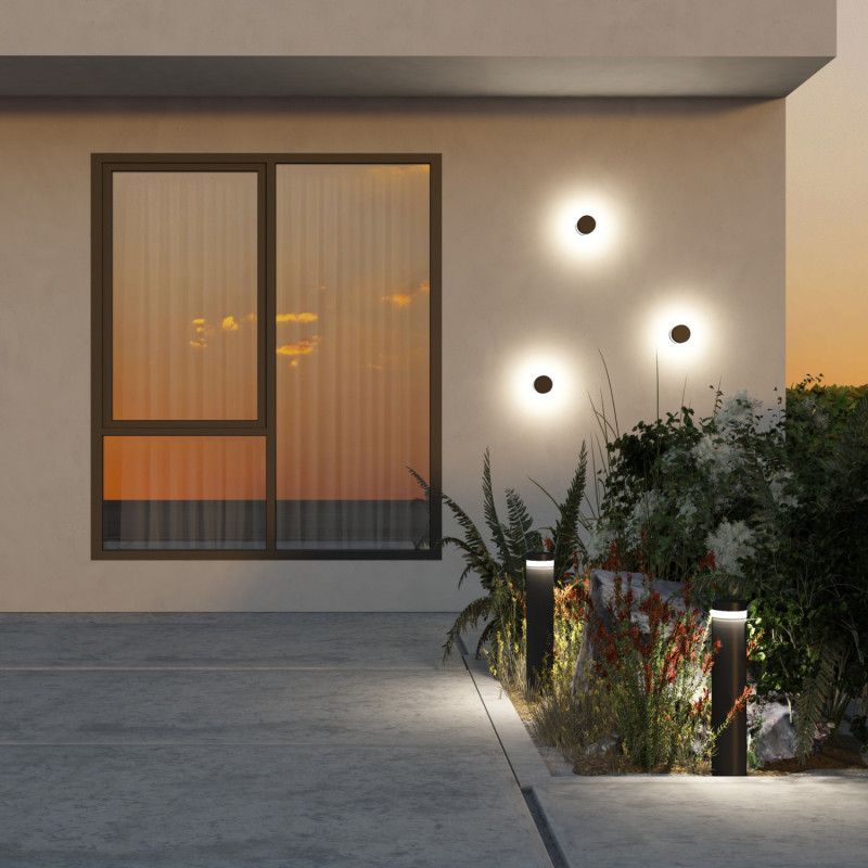 Бра 11*12*12- см, *LED*12W, 3000K, Denkirs VEGA DK9810-BK, черный алюминий