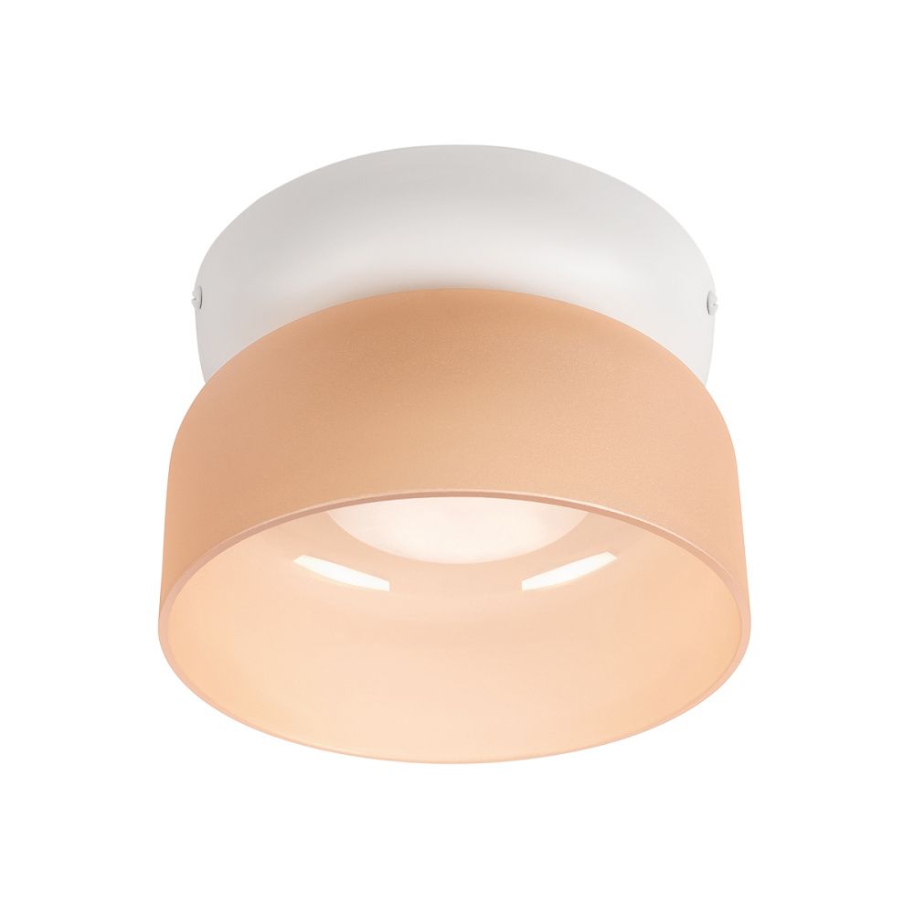 Потолочный светильник 17 см, 6W, 3000K, LOFT IT Totem 10466 Amber matte, белый-янтарный