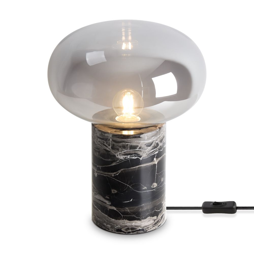 Настольная лампа 30 см, 1*E27*60W Freya Moonspot FR5550TL-01MR, Мрамор