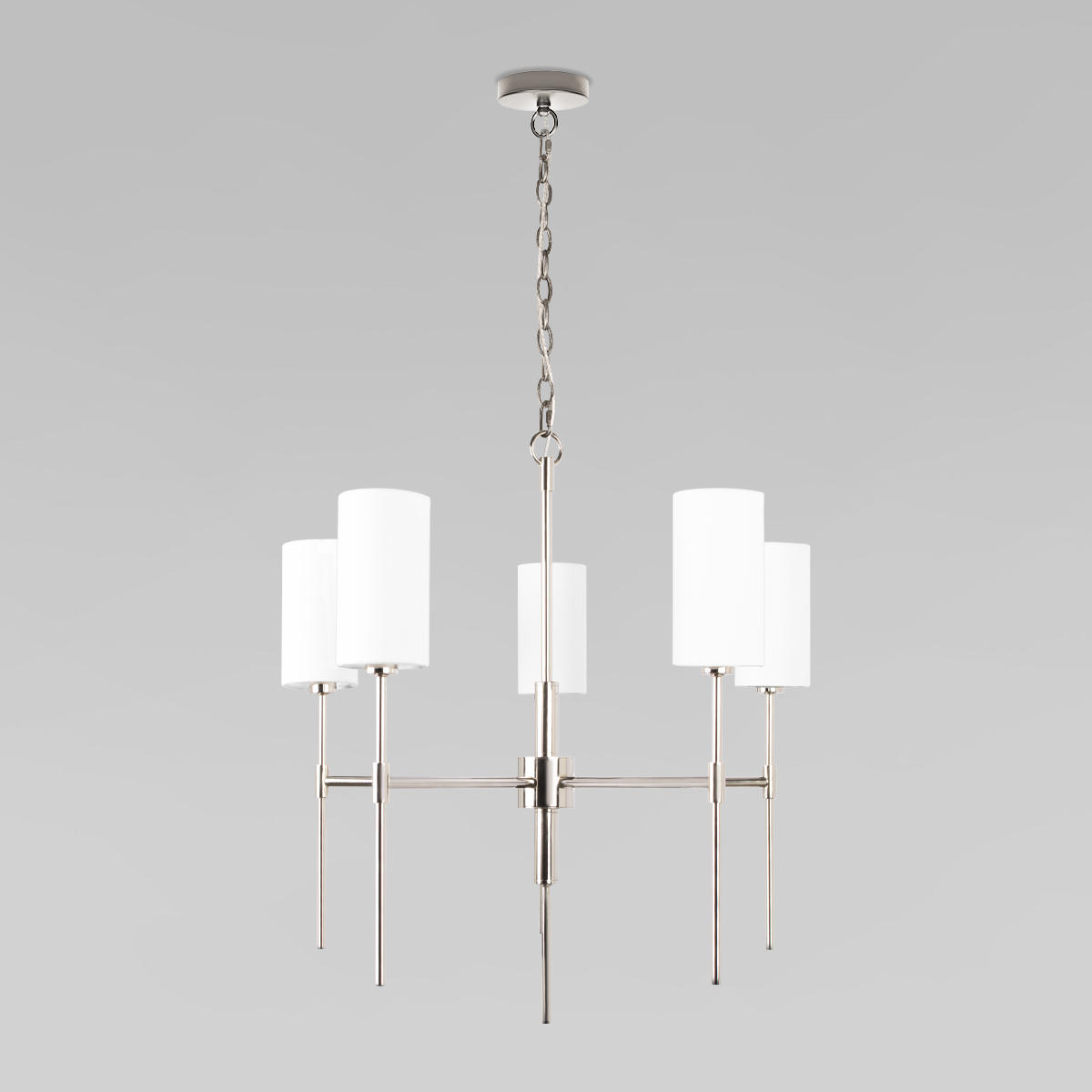 Подвесной светильник 60,5*72/222 см, 5*E14 LOFT IT Comfy 10307 Nickel никель