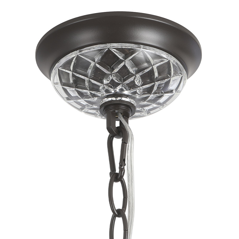 Светильник 60 см, Crystal Lux ODELIS SP6 BROWN, коричневый кофейный