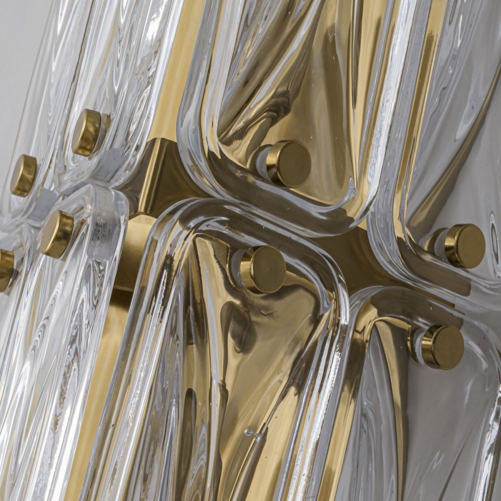 Настенный светильник 50 см, Favourite Glacies 4764-2W, латунь