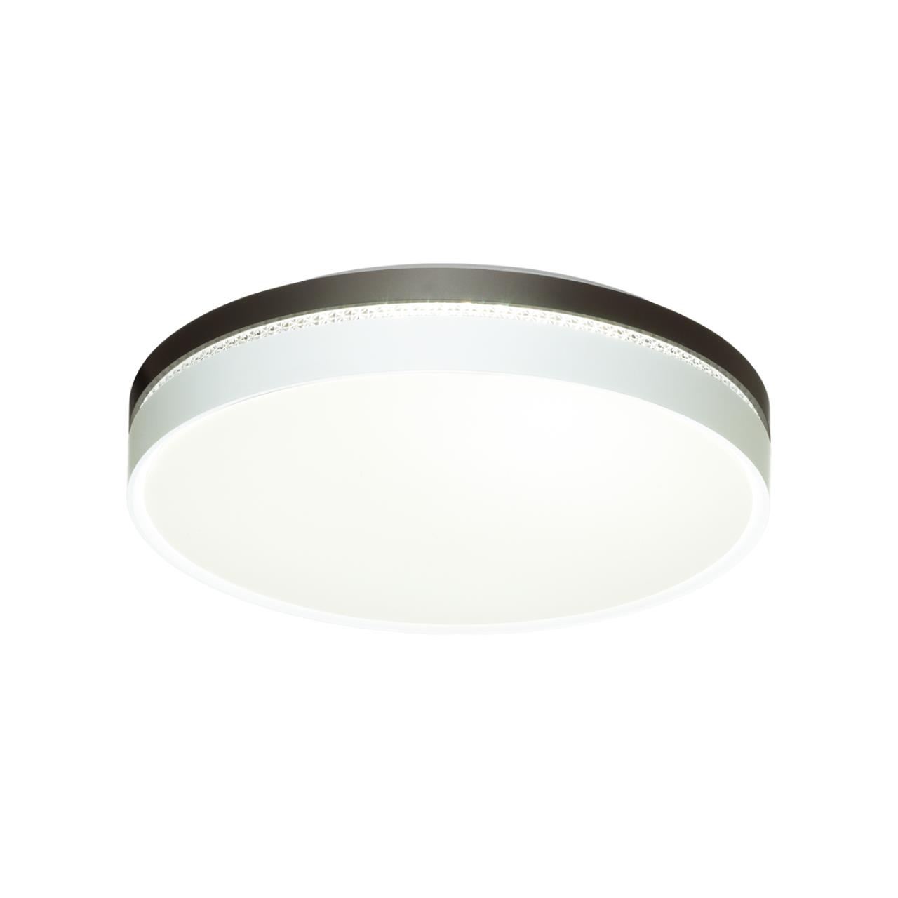 Светильник *41,5*9,7 см, LED 1*48W, 4000 К, Sonex Nohava Brown 7668/DL, белый/темно-коричневый