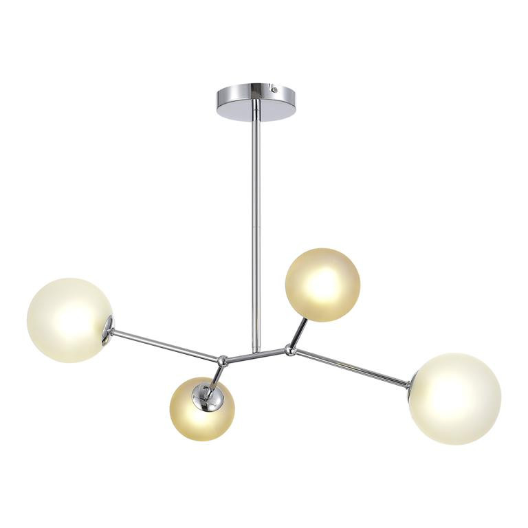 Светильник подвесной 65*38*54 см, 4*G9*5W 4000K EVOLUCE Malte SLE1107-103-04 хром