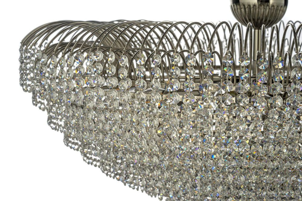 Люстра подвесная *80*60 см, 16*E14*40W, Arti Lampadari Salentino Salentino E 1.5.80.100 N, Матовый никель