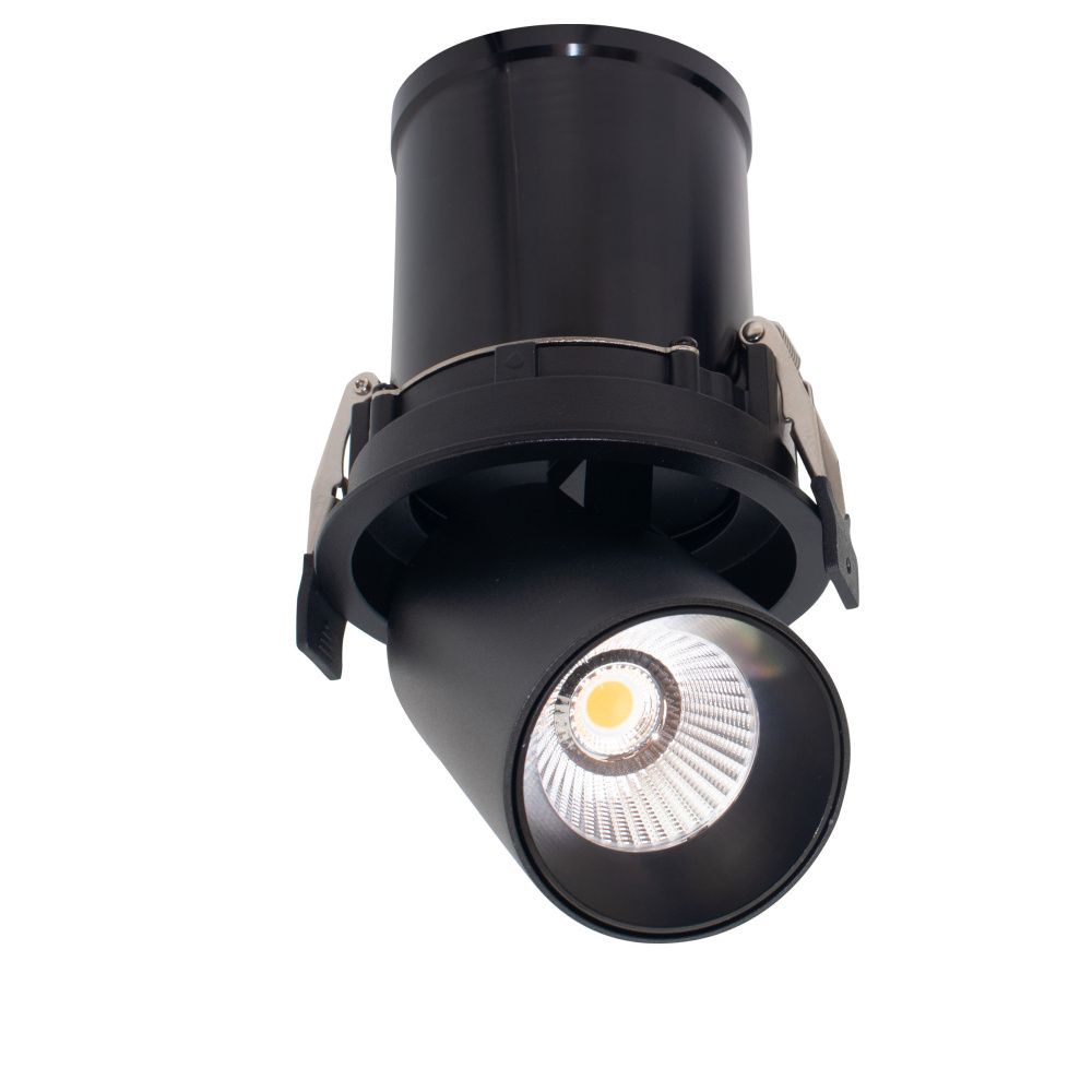 Светильник встраиваемый 10*11,7 см, вр 9,2 см, *LED*12W, 2700K, Mantra Garda MAN7834, черный