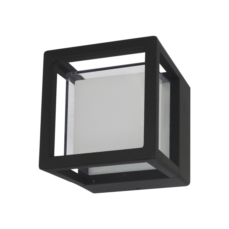 Светильник уличный настенный 11 см, 5W 4000K ST LUCE ALCENO SL9504.401.01 Черный