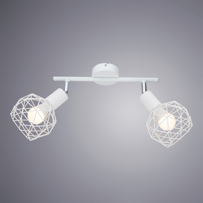 Светильник спот Arte Lamp A6141AP-2WH белый/хром