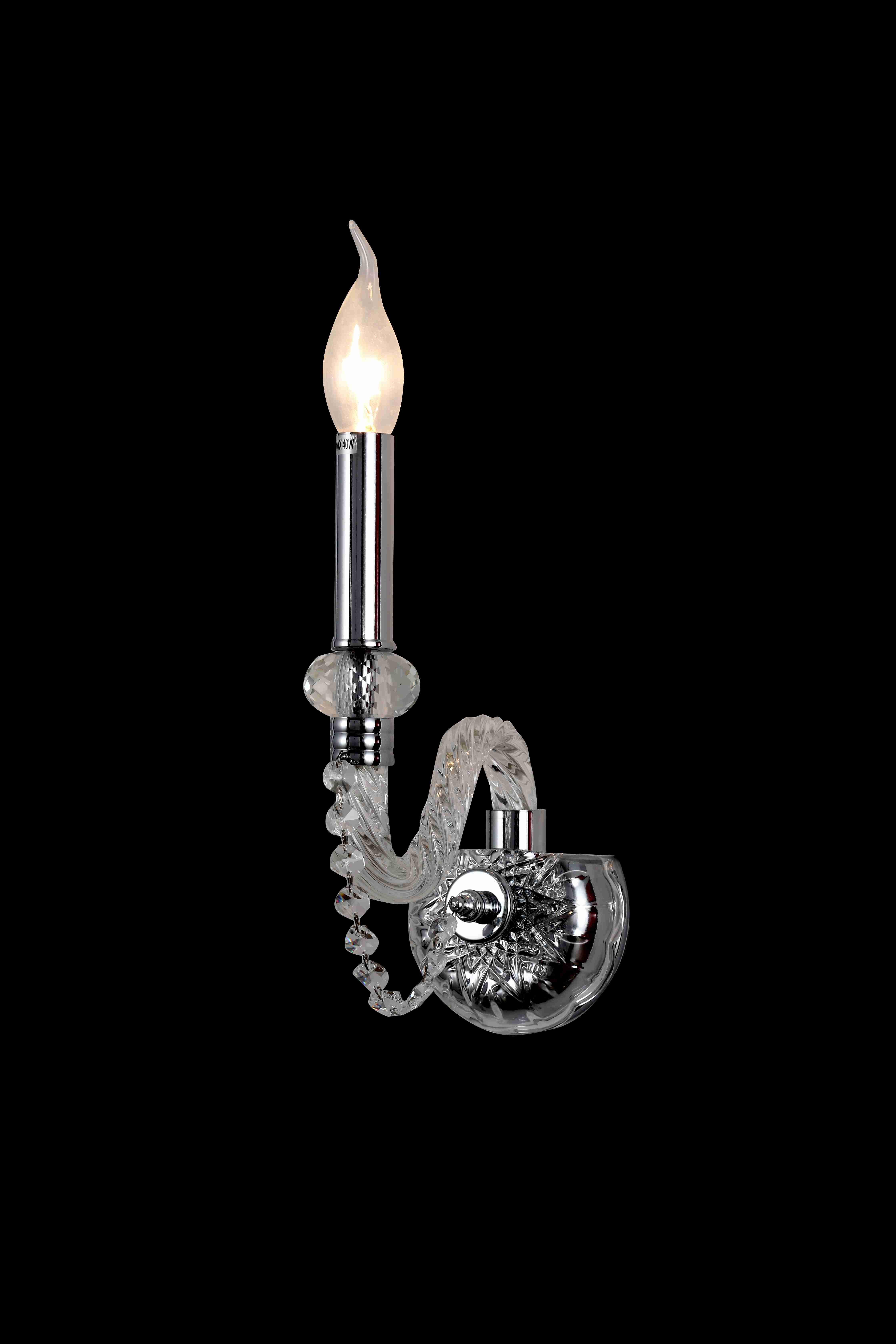 Бра L210 x W130 x H375, мм, 1*40W, CHROME (Хром) NewRgy 8295/1CR CHROME