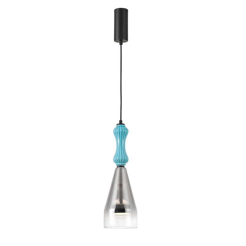 Подвесной светильник 13*180 см, LED, 9W, 4000К, Favourite Dolci 4467-1P черный