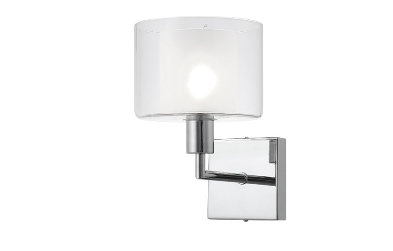 Бра Crystal Lux MAESTRO AP1 CHROME Хром/черный