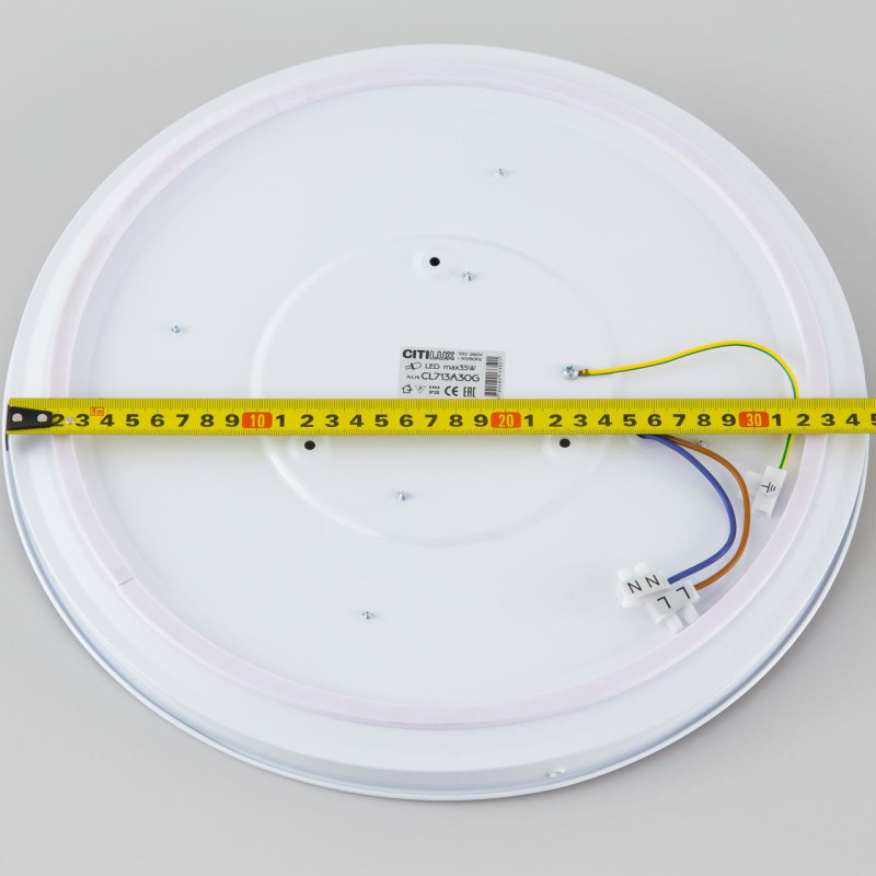 Светильник 40 см, 35W, 3000-5500K Citilux CL713A30G Диамант Хром Смарт RGB