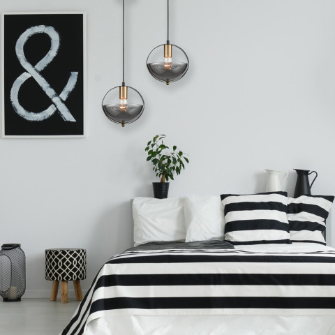 Подвесной светильник  21*142 см, 1*E27 черный, золото Vele Luce Broadway VL5362P11