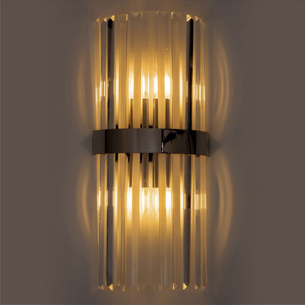 Бра 20*13*45 см, Е14 2x40W, Хром MODELUX ML.503.02 CR