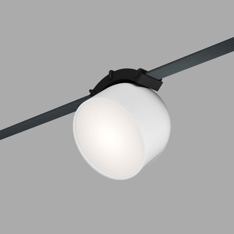 Светильник на шине *10*10,7- см, *LED*12W, 2700-6000K, Denkirs BELTY SPOT DK5642-WH+BK, черный пластик