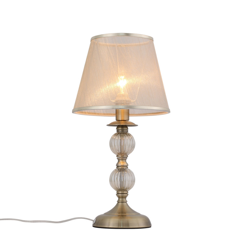 Прикроватная лампа 22 см, 40W,  EVOLUCE  GRAZIA  SL185.304.01  Бронза, Прозрачный