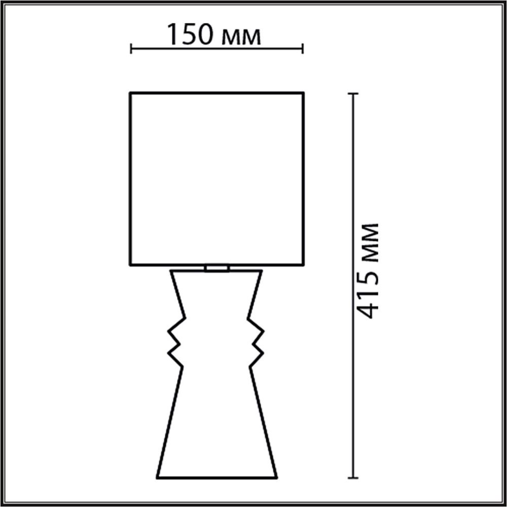 Настольная лампа 41,5 см, 1*E27*60W, Lumion Segi 8131/1T, коричневый; цветной