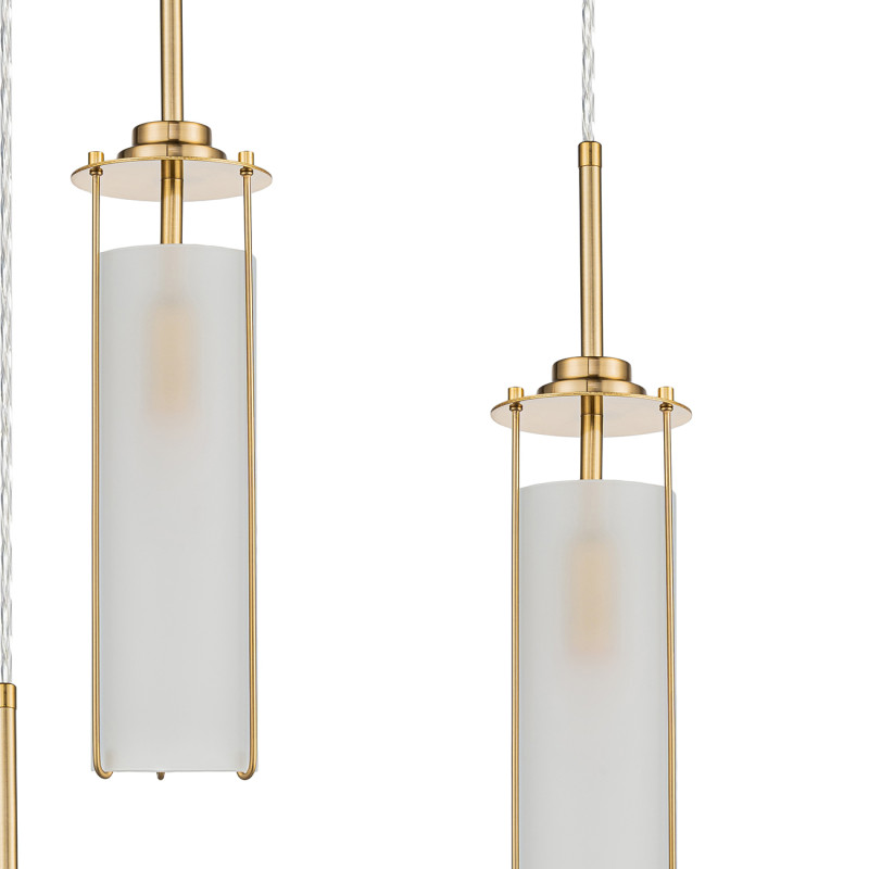 Люстра *50*196,5 см, 5*E14*40W, Indigo Modern V000417, бронзовый, 11038/5PL Brass