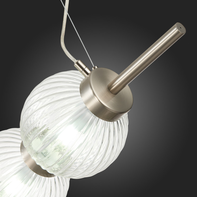 Светильник подвесной 83*17 см, 120W, ST LUCE MARENA SL1155.113.03 Никель