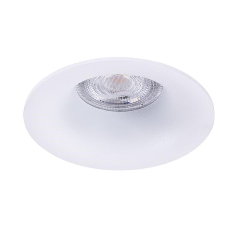 Точечный светильник 9*3,3 см, 1 GU10*35W,  К, Arte Lamp Corno A2863PL-1WH, Белый