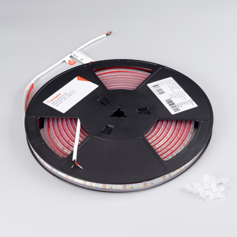 Лента герметичная RTW-PS-A120-10mm 12V Day4000 (9.6 W/m, IP67, 2835, 5m) (Arlight, 9.6 Вт/м, IP67) 022319(2). Цена указана за 5 метров. Продается кратно 5 метрам.