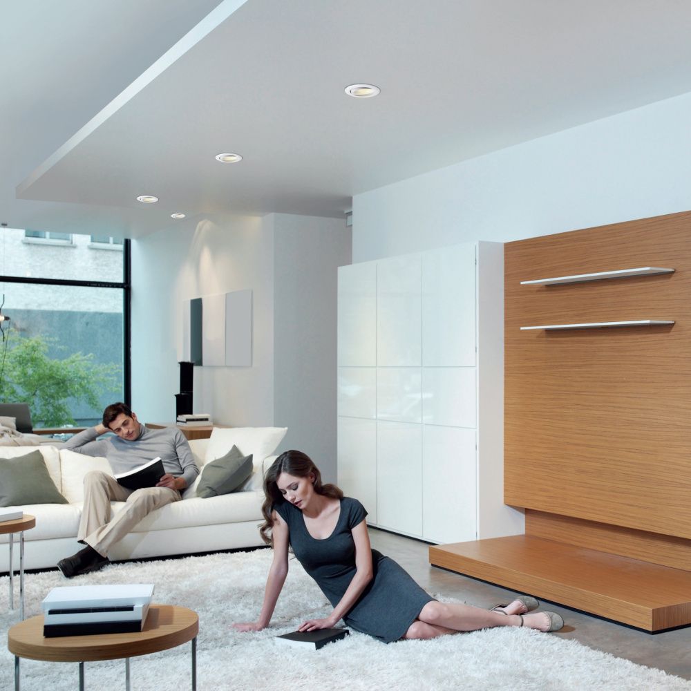 Светильник встраиваемый 10,7*9,5 см, вр 9,5 см, *LED*12W, 4000K, Mantra Formentera MANC0078, матовый белый