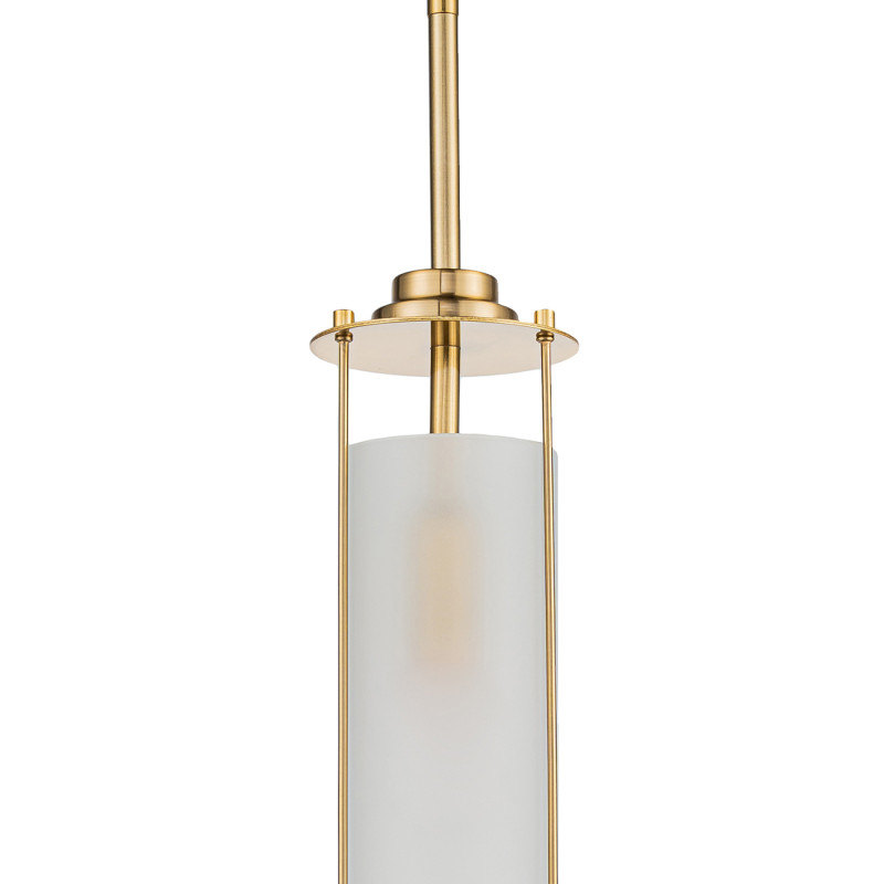 Подвесной светильник 10*60*196,5 см, 3*E14*40W, Indigo Modern V000416, бронзовый, 11038/3P Brass