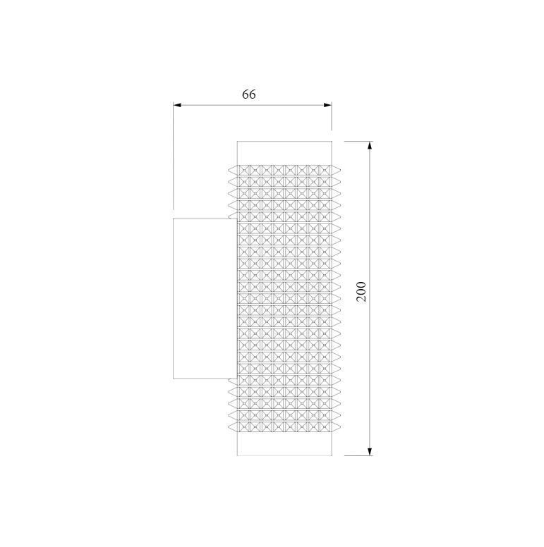 Настенный светильник Spike GU10 SW MRL 1014 чёрный Elektrostandard