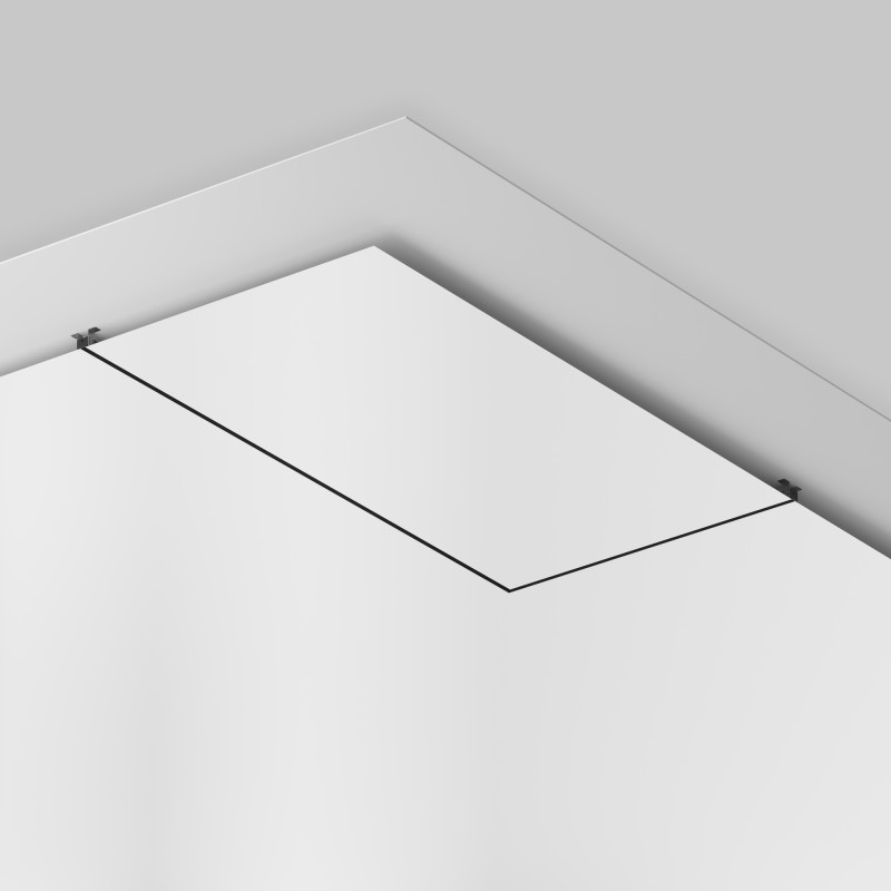 Шинопровод 200 см встраиваемый для натяжного потолка Maytoni Busbar trunkings Exility TRX034-SCH-422B, черный