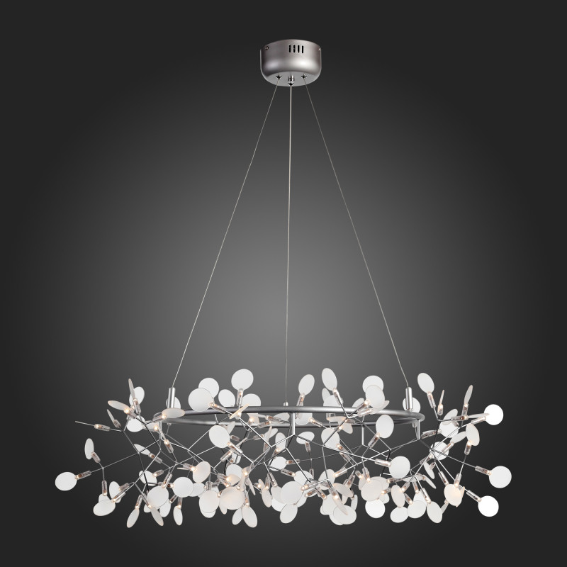 Люстра подвесная 106 см, 41W 3500K ST LUCE RAFINA SL379.103.135 Серебристый