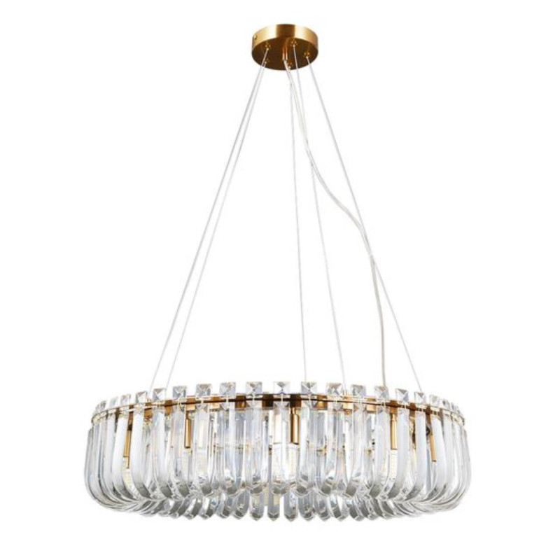 Подвесная люстра 60*16 см, 10*G9, 50W, Arte Lamp Mayotte A1071SP-10PB латунный
