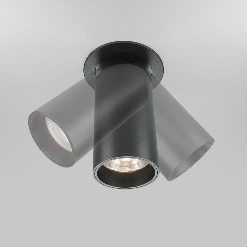 Встраиваемый спот 7,5 см, 12W, 4000K, Maytoni Technical Focus Led Technical DL125-L12-4K-B, черный