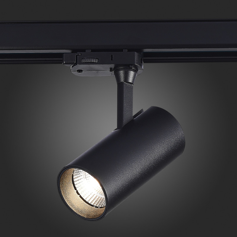 Трековый светильник 13*6 см, 10W 3000K ST LUCE Трехфазная трековая система ST661.436.10 Черный