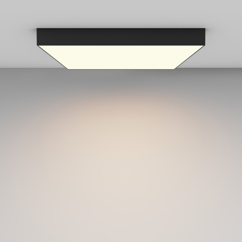 Светильник 60 см,90W, 3000K, Maytoni C032CL-90W3K-SQ-B, черный