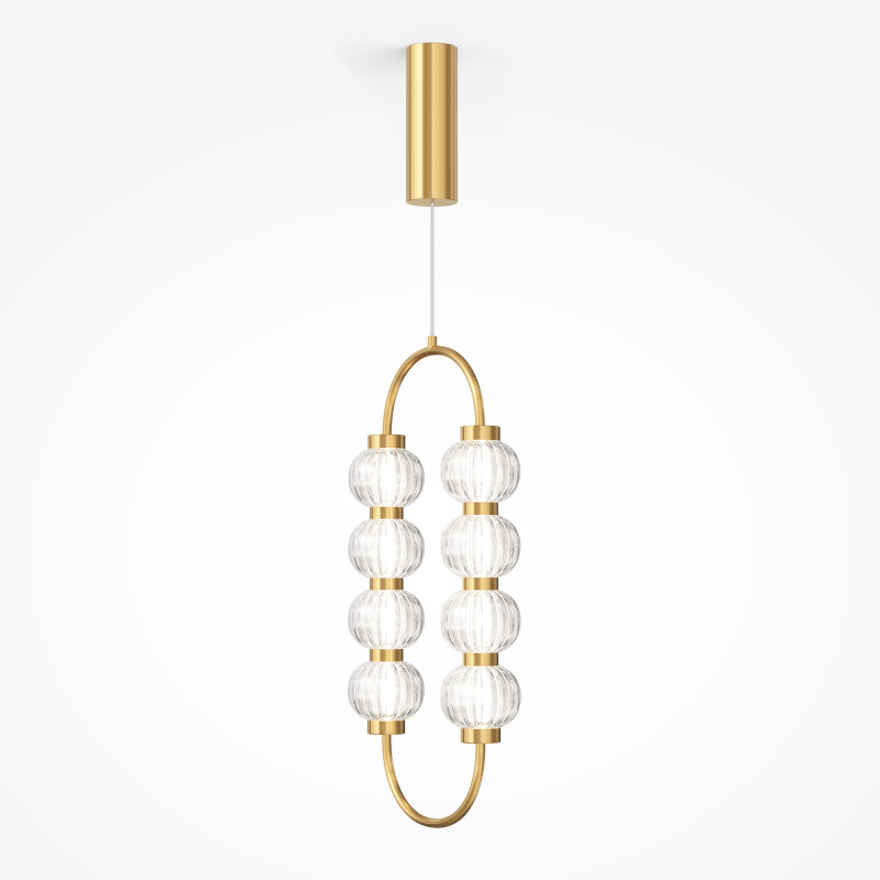 Подвесной светильник 27,8*9*356,5 см, LED, 16W, 3000К, Maytoni Amulet MOD555PL-L11G3K золотой