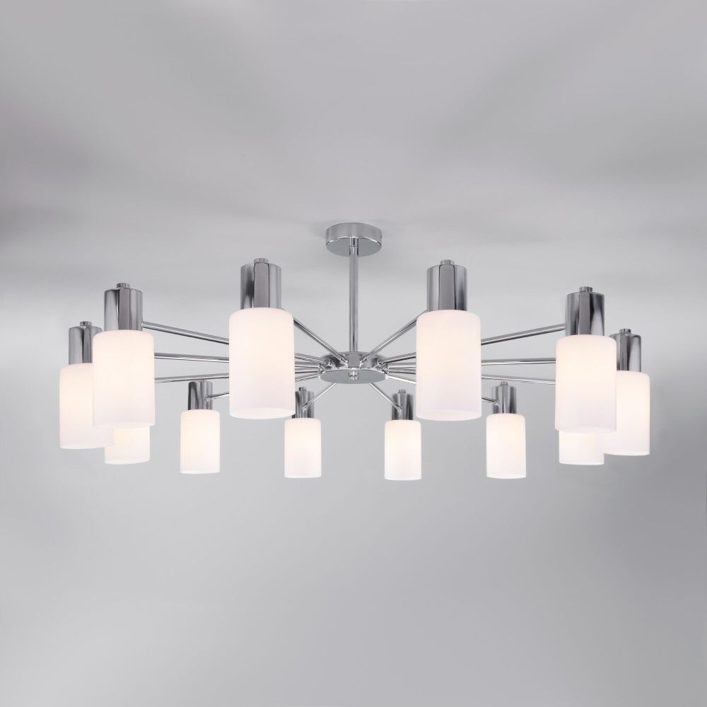 Светильник 96*96*38,5 см, 12*E14*60W, Eurosvet Vegga 70160/12, хром, a070627